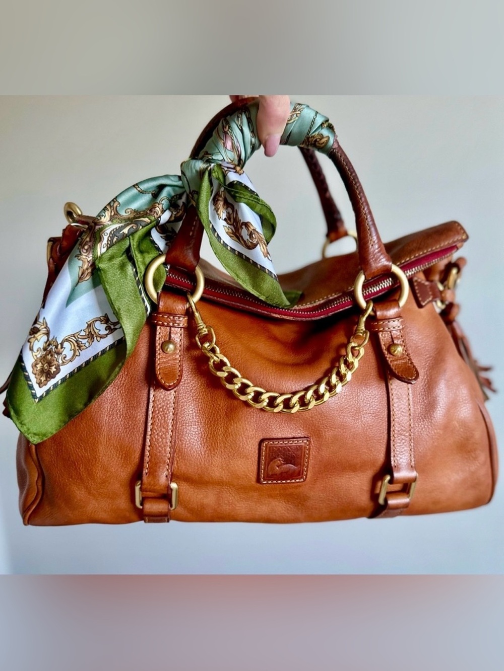Dooney & Bourke Large Vintage Florentine Satchel - Picture 10 of 10